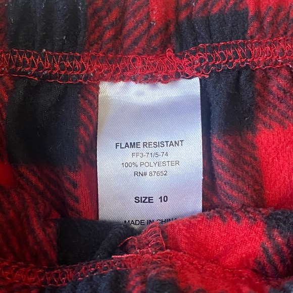 Plaid Boy’s Pajama Pants - Picture 2 of 5